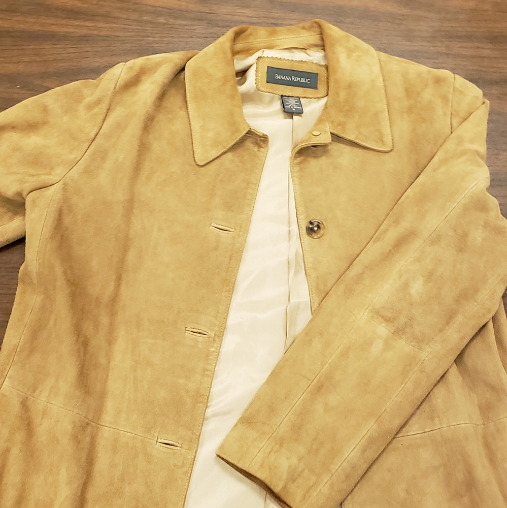 Like new Banana Republic suede jacket